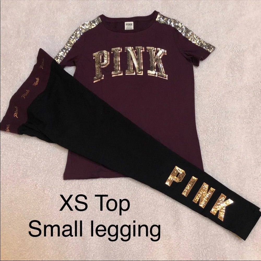 Pink bling outfit